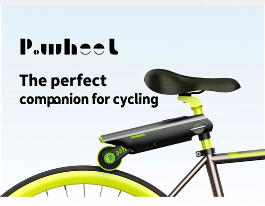 P.wheel Portable Electric Bike Booster, 200W Motor - Electric Kick(Green)