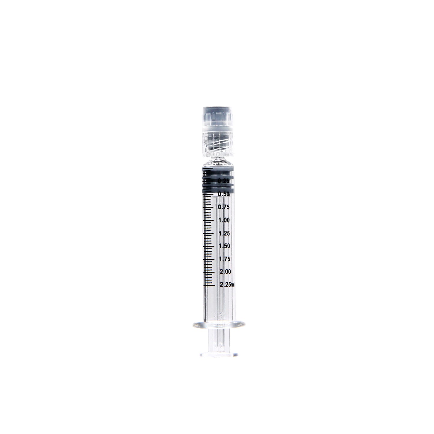 2.25ML Borosilicate Glass Syringe with Plastic Plunger