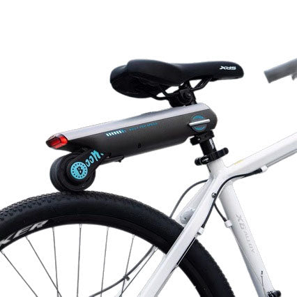 P.wheel Portable Electric Bike Booster, 200W Motor - Electric Kick（Blue)
