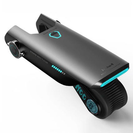 P.wheel Portable Electric Bike Booster, 200W Motor - Electric Kick（Blue)
